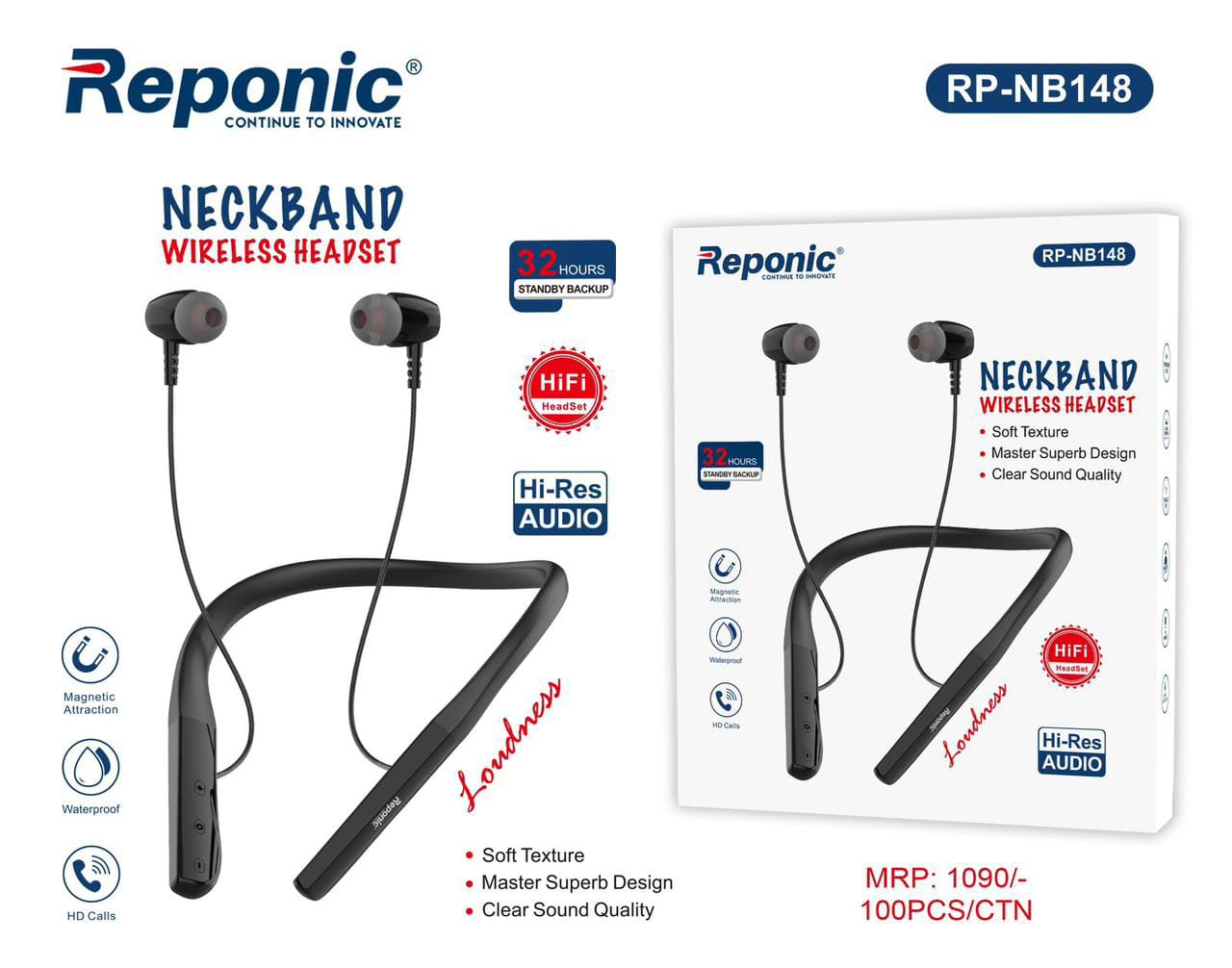 Reponic NB-148 Neckband